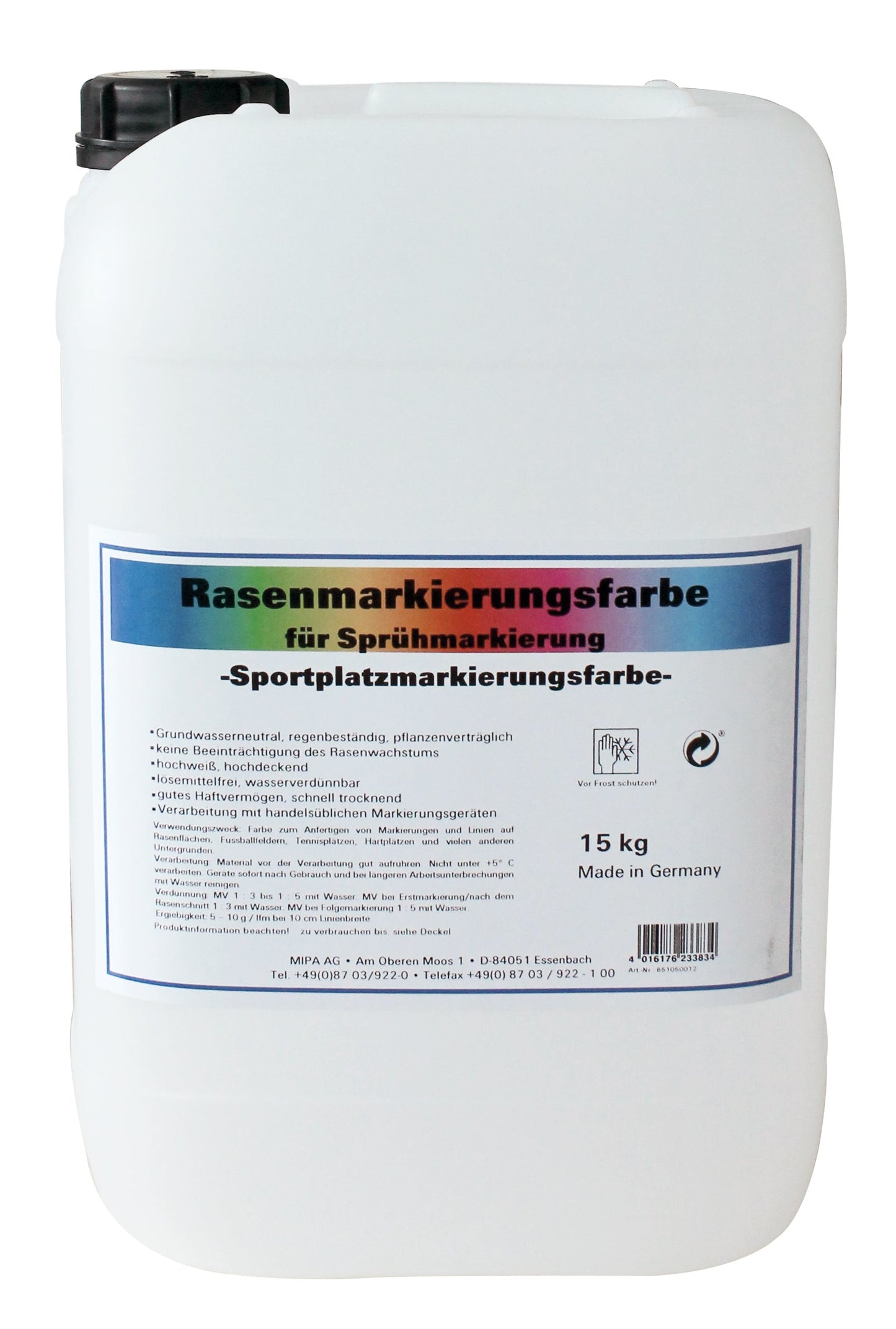Mipa Rasenmarkierungsfarbe 15kg für Sprühmarkierung