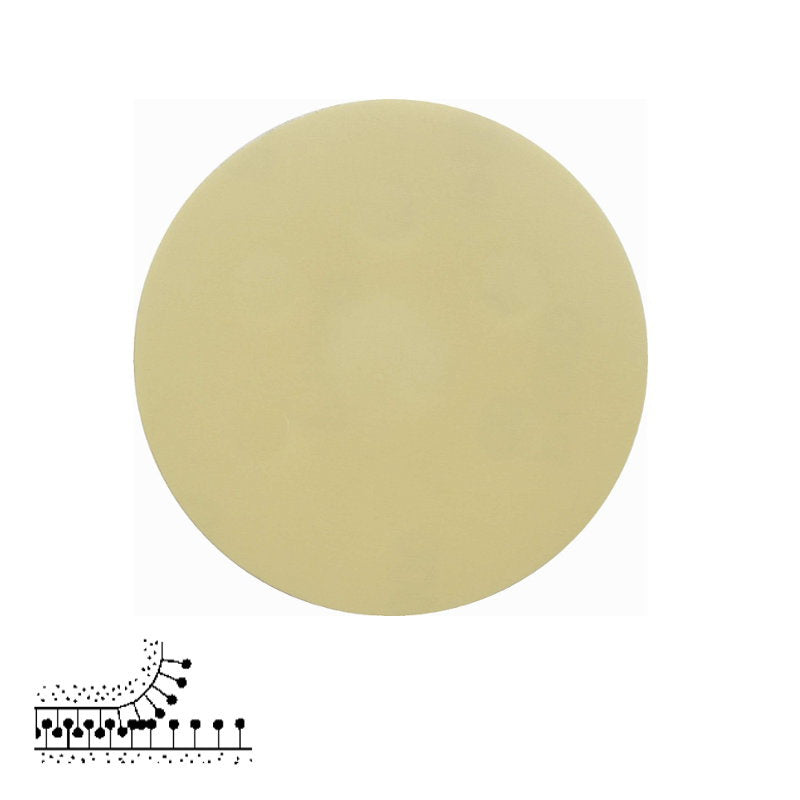 Mipa Schleifscheibe "GoldFilm" 75mm ungelocht klett P240