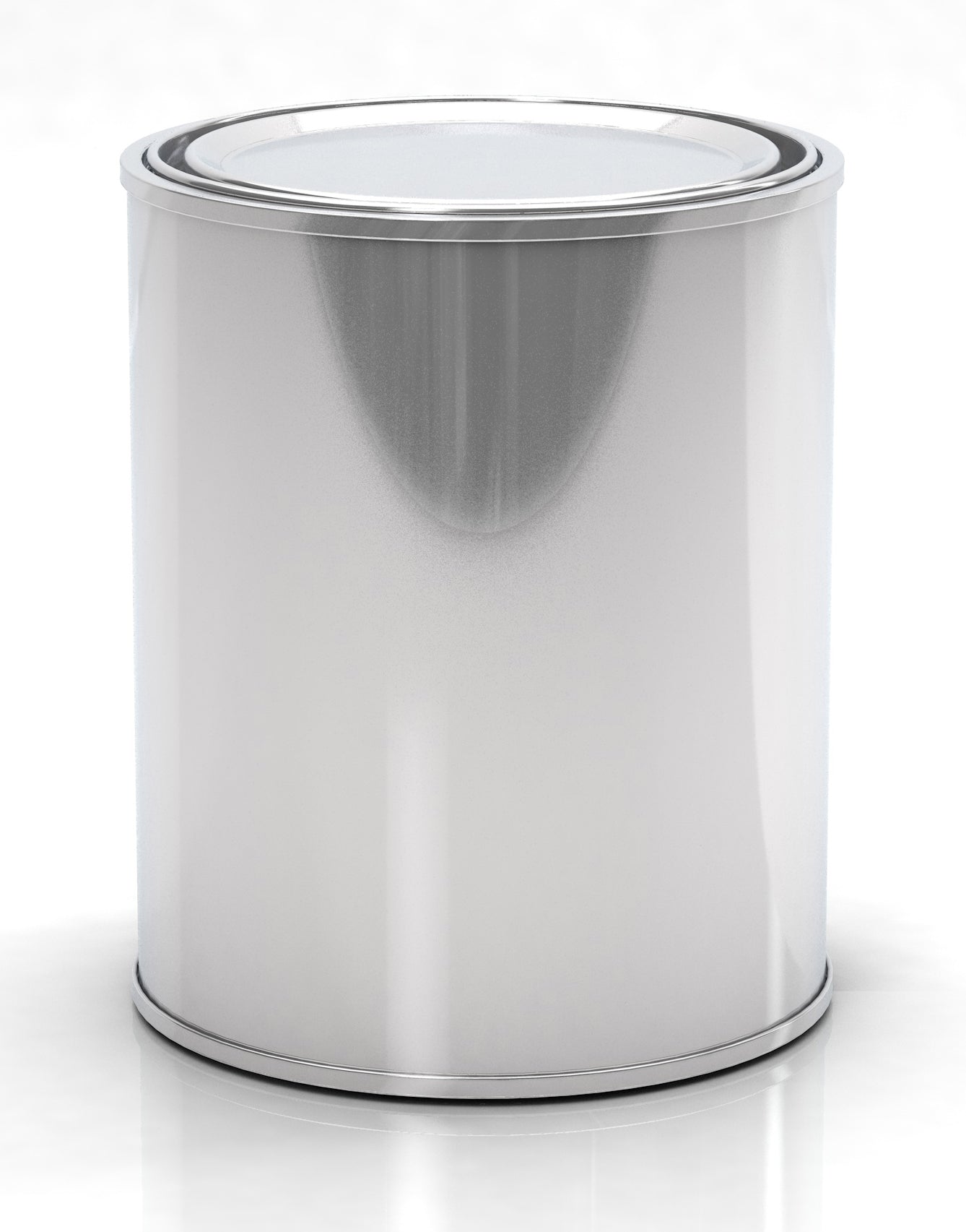 Mipa Leerdose blank 1 Ltr. mit Deckel